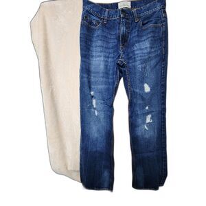 Aeropostale Jeans Mens Size 30/30 Blue Distressed Demin